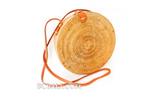 Handbag Circle Original Rattan Balinese Hand Woven